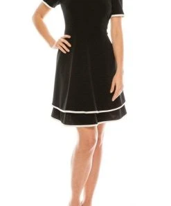 London Times - T4830M Jewel A-Line Cocktail Dress Cocktail Dresses