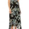 London Times - T5228M V Neck Floral Printed Maxi Dress 1 London Times - T5228M V Neck Floral Printed Maxi Dress