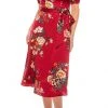 London Times - T5303M Floral Printed Modest Midi Dress 2 London Times - T5303M Floral Printed Modest Midi Dress