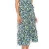 London Times - T5325M V Neck Floral A-Line Dress 1 London Times - T5325M V Neck Floral A-Line Dress