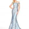 Mac Duggal - 2057R Fitted Off-Shoulder Trumpet Evening Gown 1 Mac Duggal - 2057R Fitted Off-Shoulder Trumpet Evening Gown