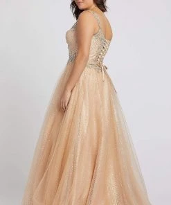 Formal Gowns Mac Duggal - 65037F Embellished Shimmering Evening Gown 10 Formal Gowns Mac Duggal - 65037F Embellished Shimmering Evening Gown