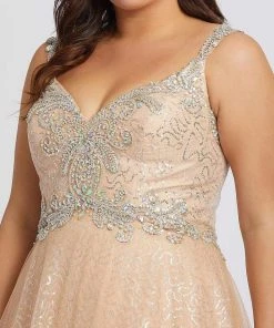 Formal Gowns Mac Duggal - 65037F Embellished Shimmering Evening Gown 11 Formal Gowns Mac Duggal - 65037F Embellished Shimmering Evening Gown