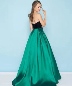 Formal Gowns Mac Duggal - 66318H Strapless Straight Across Ballgown