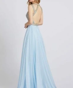 Mac Duggal - 66445M Bedazzled Jewel A-line Dress 10 Mac Duggal - 66445M Bedazzled Jewel A-line Dress