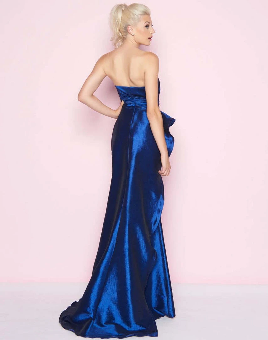 Mac Duggal - 66567L Ruched Straight Sheath Dress 4 Mac Duggal - 66567L Ruched Straight Sheath Dress