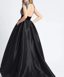 Mac Duggal - 77269R Open Back Embellished Ballgown 8 Mac Duggal - 77269R Open Back Embellished Ballgown