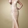 Formal Gowns Mac Duggal - 80253 Deep V-neck Mermaid Dress