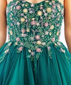 Mac Duggal Ballgowns - 50523H Embroidered Strapless Pleated Ballgown 6 Mac Duggal Ballgowns - 50523H Embroidered Strapless Pleated Ballgown