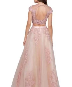 Mac Duggal Ballgowns - 50524H Two Piece Embellished Ballgown Formal Gowns 9 Mac Duggal Ballgowns - 50524H Two Piece Embellished Ballgown Formal Gowns