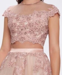 Mac Duggal Ballgowns - 50524H Two Piece Embellished Ballgown Formal Gowns 7 Mac Duggal Ballgowns - 50524H Two Piece Embellished Ballgown Formal Gowns