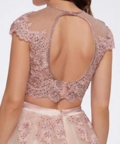 Mac Duggal Ballgowns - 50524H Two Piece Embellished Ballgown Formal Gowns 8 Mac Duggal Ballgowns - 50524H Two Piece Embellished Ballgown Formal Gowns