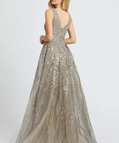 Mac Duggal Evening - 20155D Bead Embellished Gown With Overskirt Formal Gowns 11 Mac Duggal Evening - 20155D Bead Embellished Gown With Overskirt Formal Gowns