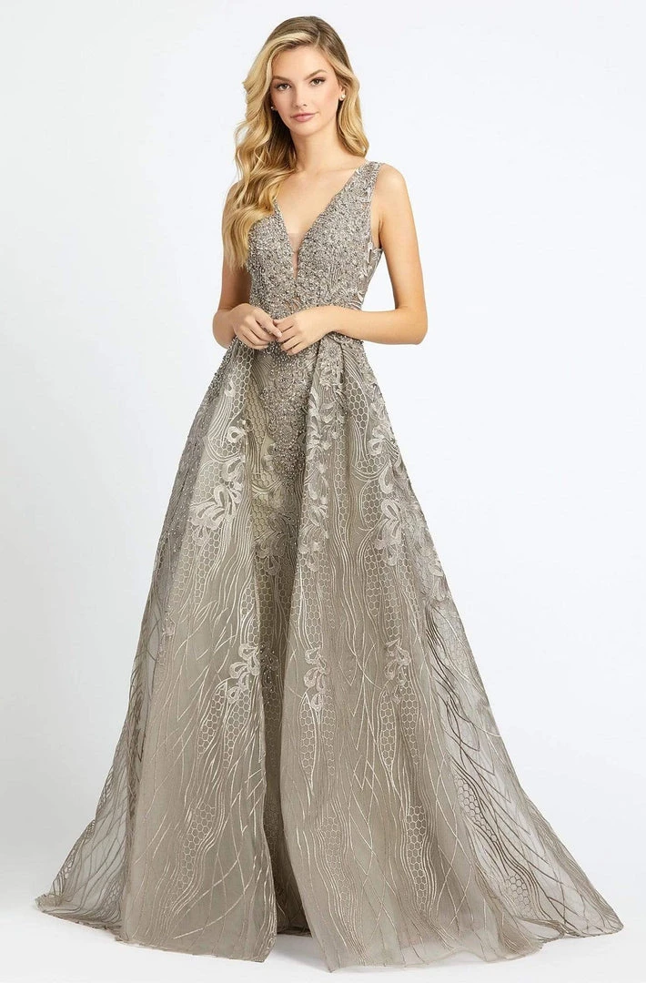 Mac Duggal Evening - 20155D Bead Embellished Gown With Overskirt Formal Gowns 6 Mac Duggal Evening - 20155D Bead Embellished Gown With Overskirt Formal Gowns