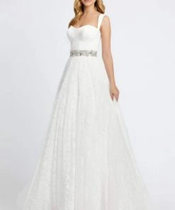 Mac Duggal Evening - 67150D Sweetheart Embroidered Skirt A-line Gown