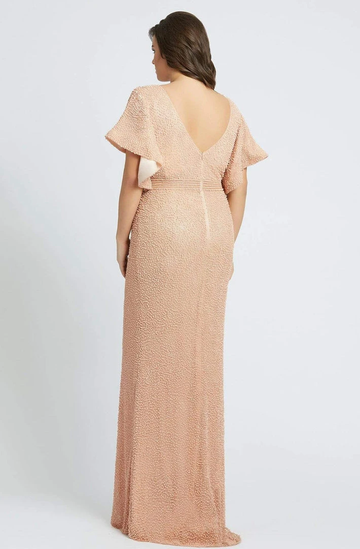 Formal Gowns Mac Duggal Fabulouss - 4849F Bell Sleeves Embellished Long Gown 4 Formal Gowns Mac Duggal Fabulouss - 4849F Bell Sleeves Embellished Long Gown