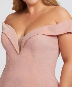 Mac Duggal Fabulouss - 48977F Deep Off-Shoulder Trumpet Dress Formal Gowns 8 Mac Duggal Fabulouss - 48977F Deep Off-Shoulder Trumpet Dress Formal Gowns