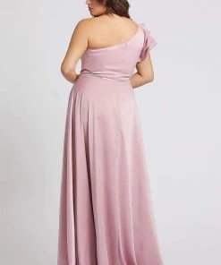 Formal Gowns Mac Duggal Fabulouss - 48979F Ruffled Sleeve Asymmetric Long Dress 6 Formal Gowns Mac Duggal Fabulouss - 48979F Ruffled Sleeve Asymmetric Long Dress