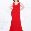 Mac Duggal Fabulouss - 66810F Embellished V-neck Empire Trumpet Dress Formal Gowns