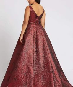 Mac Duggal Fabulouss - 67257F Sleeveless V-Neck A-line Dress