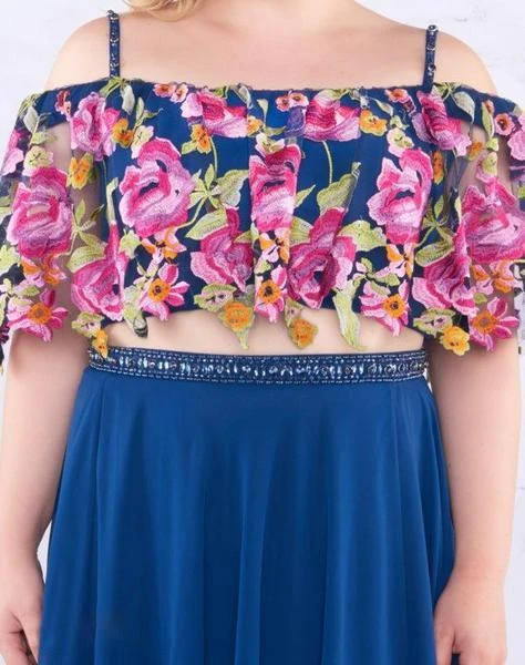 Formal Gowns Mac Duggal Fabulouss - 77521F Embellished And Printed A-line Dress 5 Formal Gowns Mac Duggal Fabulouss - 77521F Embellished And Printed A-line Dress