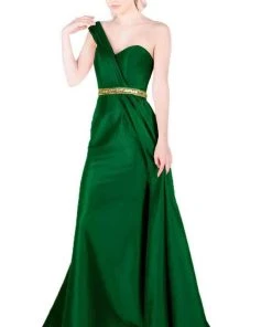 Mac Duggal Flash - 66924L One Shoulder Sweetheart A-Line Gown