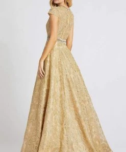 Mac Duggal Prom - 12326M Crystal Embellished Embroidered A-Line Gown