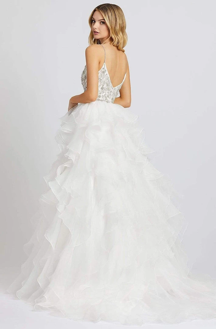 Mac Duggal Prom - 48959M Beaded Sweetheart Ruffled Ballgown 4 Mac Duggal Prom - 48959M Beaded Sweetheart Ruffled Ballgown