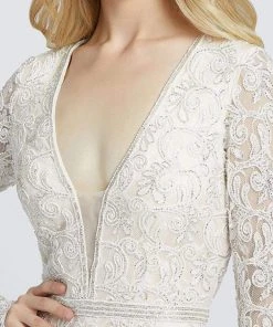 Mac Duggal Prom - 5120M Beaded Plunging V-Neck Jumpsuit 7 Mac Duggal Prom - 5120M Beaded Plunging V-Neck Jumpsuit