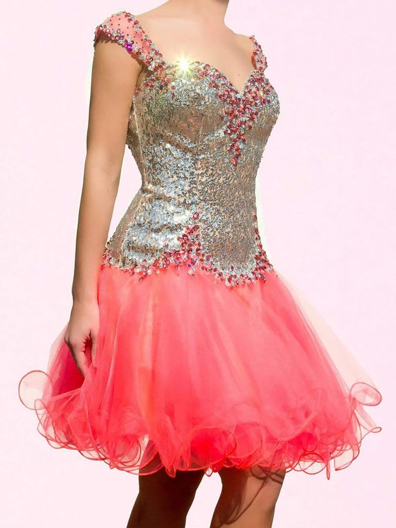 Mac Duggal Prom 82095 Sequined Deep V-back Dress 5 Mac Duggal Prom 82095 Sequined Deep V-back Dress