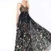 Mac Duggal - Sheer Sweetheart Floral Embroidered A-Line Gown 62989M - 1 Pc Black Multi In Size 6 Available Formal Gowns 1 Mac Duggal - Sheer Sweetheart Floral Embroidered A-Line Gown 62989M - 1 Pc Black Multi In Size 6 Available Formal Gowns