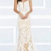 Mac Duggal - White Illusion Style 78999R Formal Gowns 1 Mac Duggal - White Illusion Style 78999R Formal Gowns