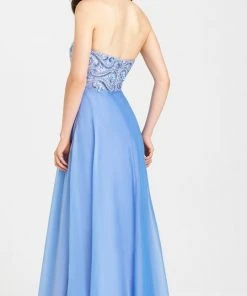 Madison James - 16-303 Dress In Periwinkle Formal Gowns