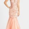 Madison James - 16-328 Dress In Coral Formal Gowns