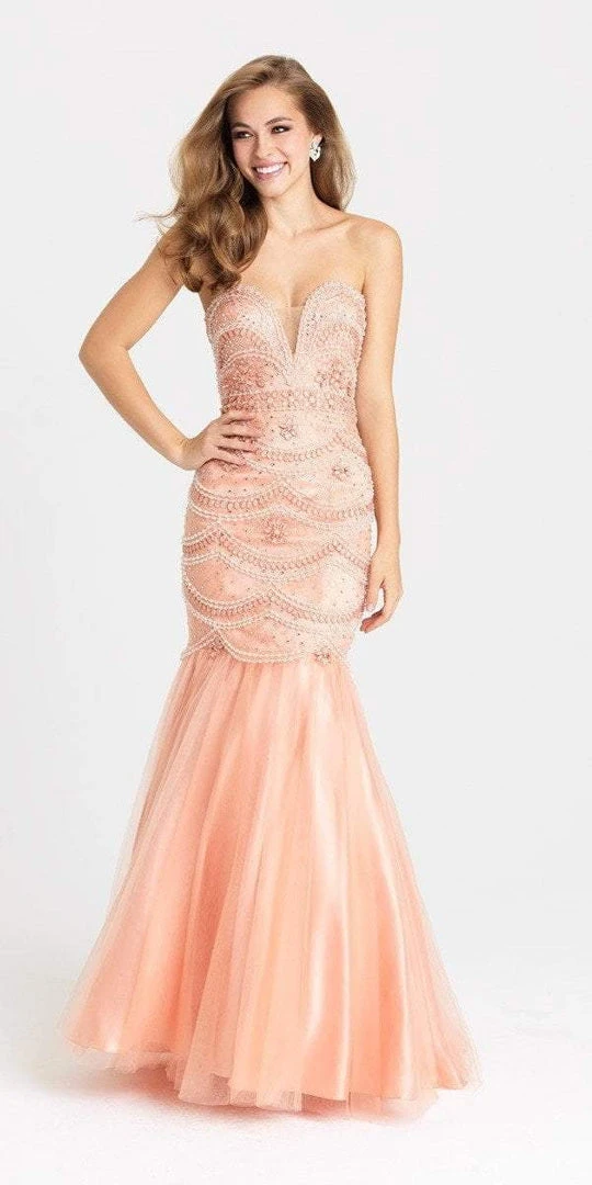 Madison James - 16-328 Dress In Coral Formal Gowns 3 Madison James - 16-328 Dress In Coral Formal Gowns