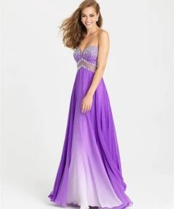 Formal Gowns Madison James - 16-374 Dress In Purple