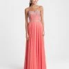 Madison James - 16-379 Dress In Coral Formal Gowns