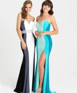 Madison James - 16-381 Dress In Turquoise