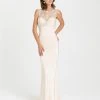 Madison James - 16-383 Dress In Champagne Formal Gowns