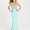 Madison James - 16-396 Dress In Aqua Formal Gowns