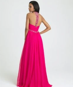 Madison James - 16-407 Dress In Fuchsia