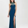 Madison James - 16-436 Dress In Teal