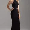 Madison James - 18-612 Jeweled Illusion Racerback Sheath Gown 2 Madison James - 18-612 Jeweled Illusion Racerback Sheath Gown
