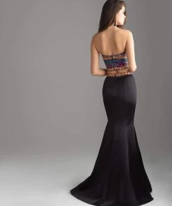 Madison James - 18-634 Beaded Strapless Two-Piece Mermaid Gown 5 Madison James - 18-634 Beaded Strapless Two-Piece Mermaid Gown