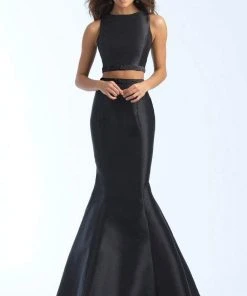 Formal Gowns Madison James - 18-731 Two-Piece Bow Accented Mikado Mermaid Gown 8 Formal Gowns Madison James - 18-731 Two-Piece Bow Accented Mikado Mermaid Gown