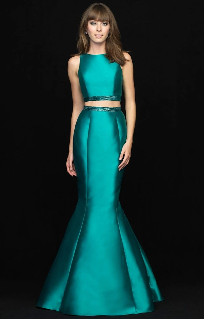 Formal Gowns Madison James - 18-731 Two-Piece Bow Accented Mikado Mermaid Gown 6 Formal Gowns Madison James - 18-731 Two-Piece Bow Accented Mikado Mermaid Gown
