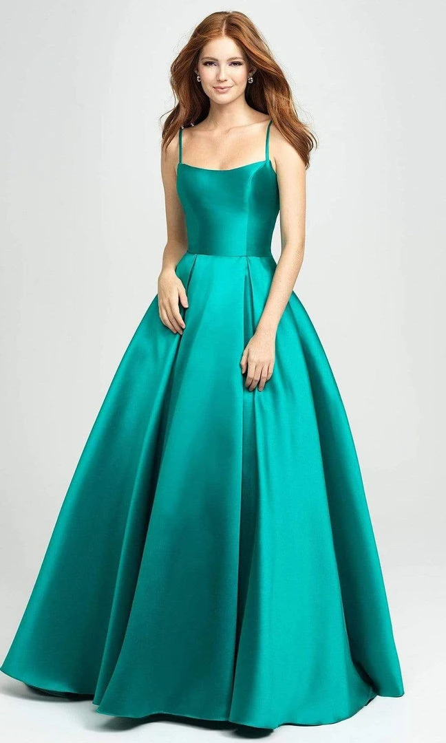 Formal Gowns Madison James - 19-107 Sleeveless Square Neck Mikado Prom Ballgown 6 Formal Gowns Madison James - 19-107 Sleeveless Square Neck Mikado Prom Ballgown