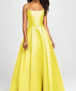Formal Gowns Madison James - 19-107 Sleeveless Square Neck Mikado Prom Ballgown 15 Formal Gowns Madison James - 19-107 Sleeveless Square Neck Mikado Prom Ballgown