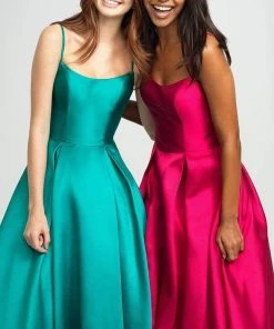 Formal Gowns Madison James - 19-107 Sleeveless Square Neck Mikado Prom Ballgown 17 Formal Gowns Madison James - 19-107 Sleeveless Square Neck Mikado Prom Ballgown