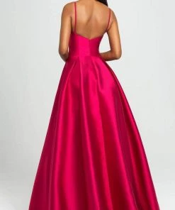 Formal Gowns Madison James - 19-107 Sleeveless Square Neck Mikado Prom Ballgown 12 Formal Gowns Madison James - 19-107 Sleeveless Square Neck Mikado Prom Ballgown